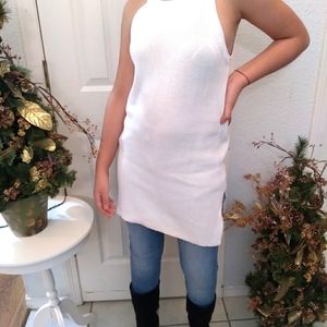 Michael Kors white sweater tunic